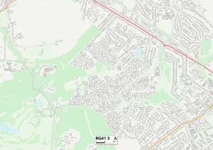 Wokingham RG41 3 Karte
