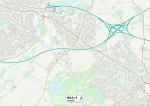 Wokingham RG41 5 Karte