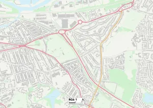 Wokingham RG6 1 Karte