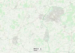 Horsham, Rhine-Main Region 13 0 Karte