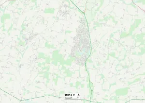 Horsham RH13 9 Karte