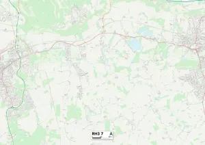 Gerahmter Druck : Moledale Tal RG3 6 Mappa