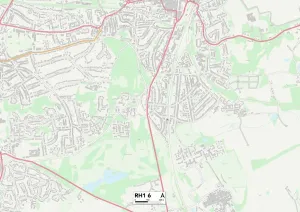Reigate und Banstead, RH1 6 Karte