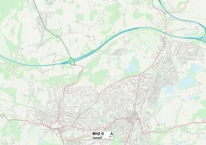 Reigate und Banstead, Rhondda Cynon Taf RCT Llantwit Fardre CF82 7 Map