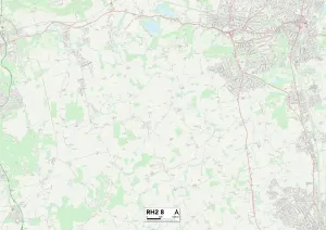 Reigate und Banstead RH2 8 Karte