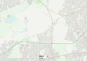 Raubahn und Dagenham RM6 5 Karte