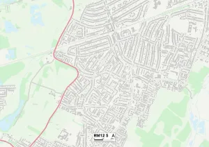 Havering RM12 5 Karte