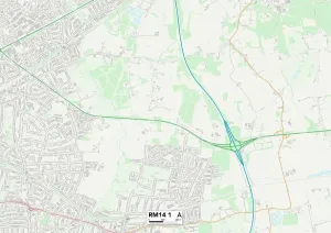 Havering RM14 1 Karte