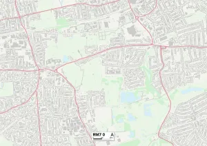 RM - Romford Drucke: Havering RM7 0 Karte
