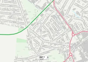 Havering RM7 7 Karte