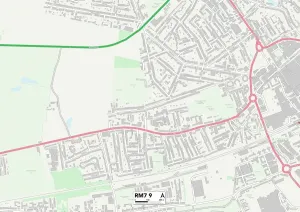 Havering RM7 9 Karte