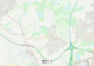 RM - Romford Drucke: Thürrek Rm15 4 Karte