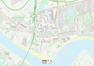 RM - Romford Drucke: Thürrett RM20 3 Karte