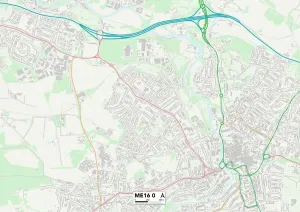 Maidstone ME16 0 Karte