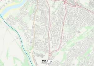 ME - Rochester Drucke: Medway ME1 2 Karte