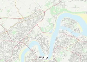 Medway ME2 4 Karte