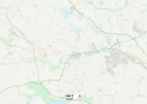 S - Sheffield Drucke: Barnsley S36 9 Karte