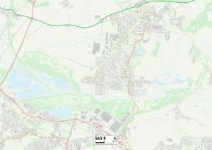 Barnsleys S63 8 Karte