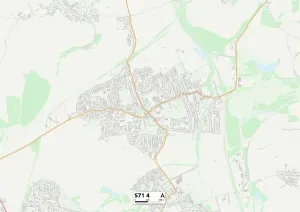 S - Sheffield Drucke: Barnsleys S71-Map Nr. 4