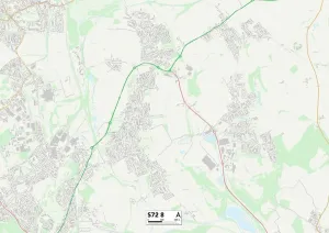 Barnsleys S72 8 Karte