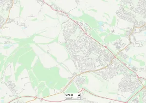Barnsley S73 8 Karte