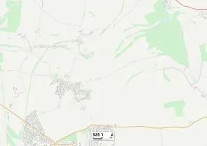Rotherham S25 1 Karte