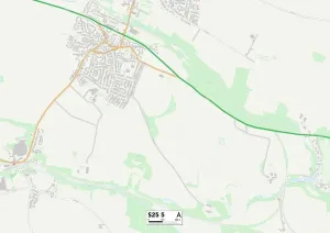 Rotherham S25 5 Karte