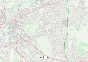 Rotherham S65 2 Karte