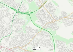 Sheffield S13 8 Karte
