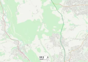 Sheffield S35 8 Karte