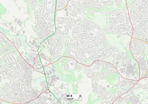 S - Sheffield Drucke: Schiffldeil S5 8 Karte