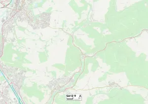 Unter Port Talbot SA12 9 Karte