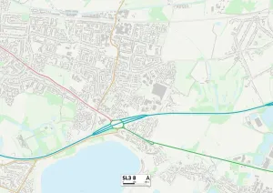 Slough SL3 8 Karte