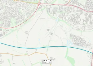 Swindon SN1 7 Karte