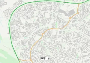 Swindon SN25 1 Karte