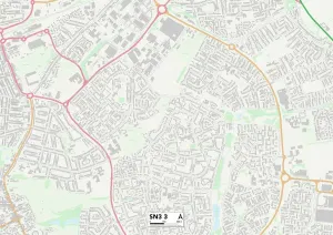Swindon SN3 3 Karte
