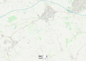 Swindon SN4 7 Karte