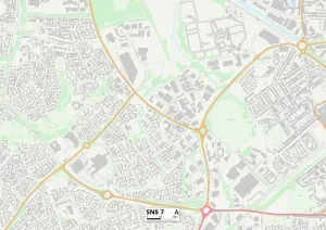 Swindon SN5 7 Karte