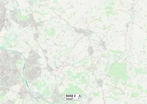Ostleigh SO32 2 Karte