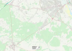 Neues Wald, Hampshire SO40 7 Karte