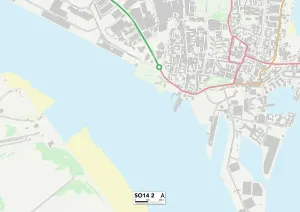 Südhampton SO14 2 Karte