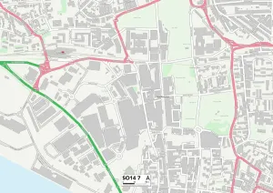 Südhampton SO14 7 Karte