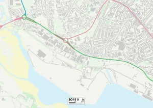 Südhampton SO15 0 Karte