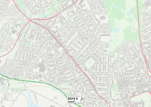 Südhampton SO15 5 Karte
