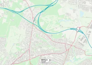 Südhampton SO16 3 Karte