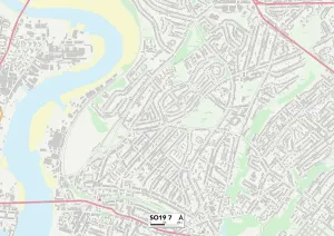 Südhampton SO19 7 Karte