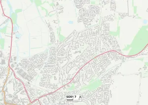 Test Tal, Hampshire SO51 7 Karte