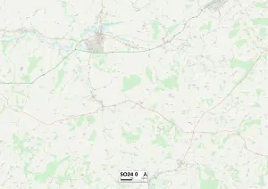 SO - Southampton Drucke: Winchester So24 0 Karte