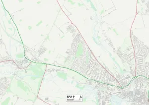 Wiltshire, Spitzkeil 9 Karte