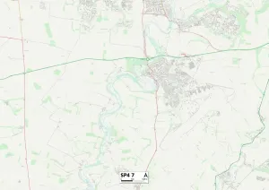 Wiltshire, SP4 7 Karte